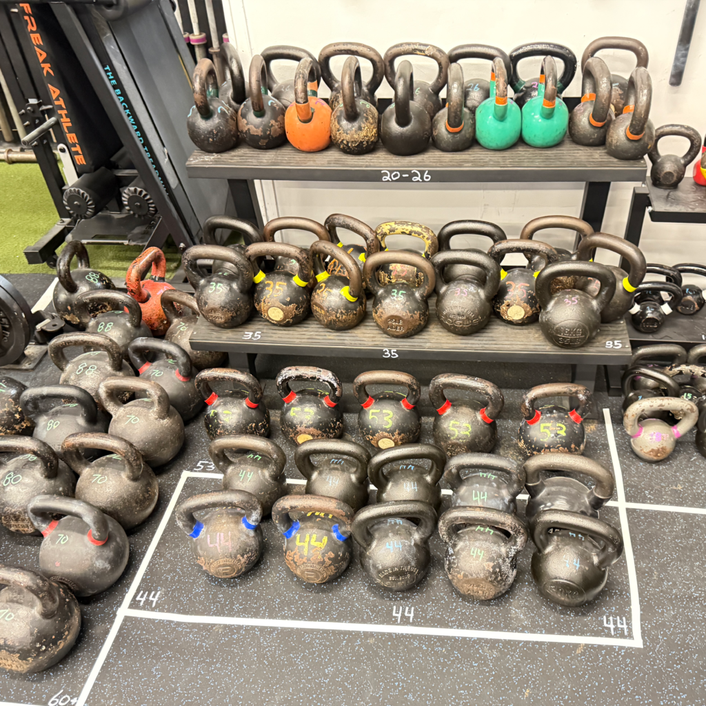 Turbo CrossFit athlete training with gym equipment