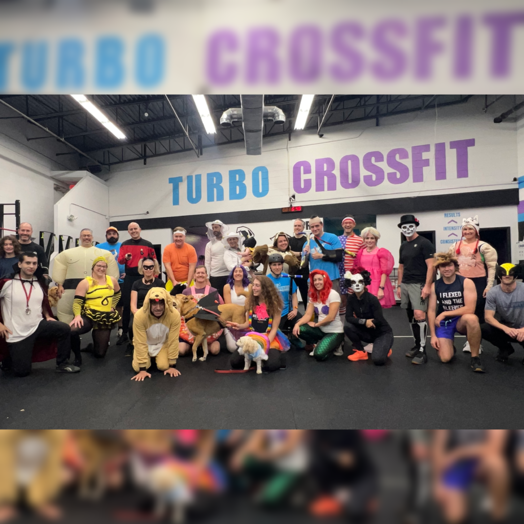 Turbo CrossFit community members training together in Winchester, MA